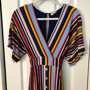 Francesca's Harper Heritage Striped Maxi Dress